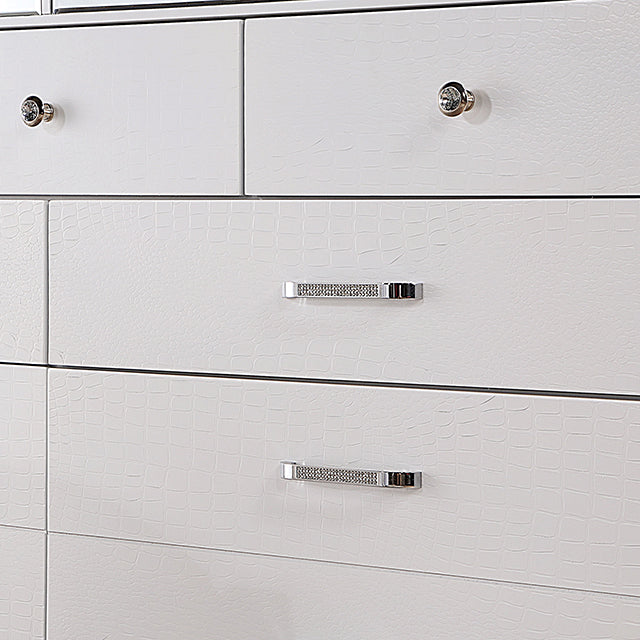Brachium Queen Bedroom Set Silver - U&U Home Budget Furniture (Carteret, NJ)