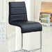 Mauna Counter Ht. Chair (2/Box) Black - U&U Home Budget Furniture (Carteret, NJ)