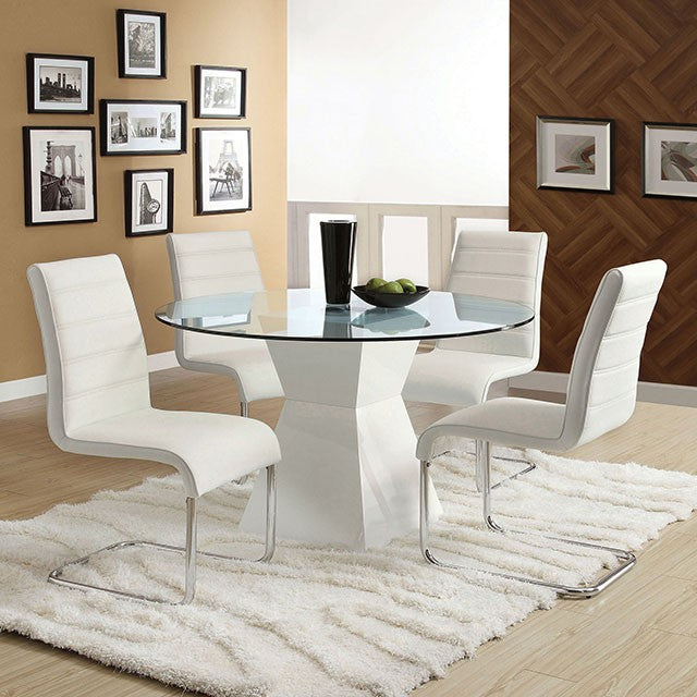 Mauna 5 Pc Dining Table Set - U&U Home Budget Furniture (Carteret, NJ)