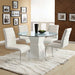 Mauna 5 Pc Dining Table Set - U&U Home Budget Furniture (Carteret, NJ)