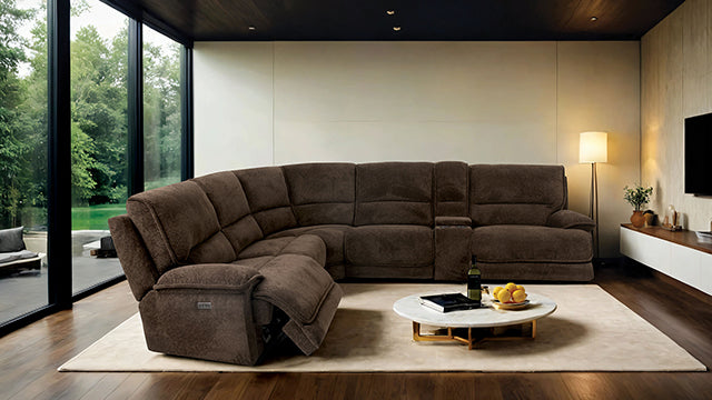 Damasus Power Sectional - U&U Home Budget Furniture (Carteret, NJ)