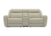 Jacobus Manual Recliner Loveseat w/ Console - U&U Home Budget Furniture (Carteret, NJ)