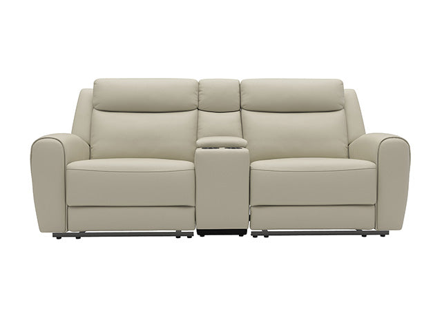 Jacobus Manual Recliner Loveseat w/ Console - U&U Home Budget Furniture (Carteret, NJ)