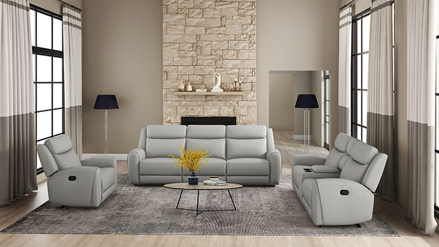 Jacobus Manual Recliner Sofa - U&U Home Budget Furniture (Carteret, NJ)