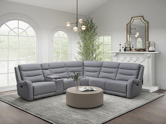 Matthias Motion Sectional - U&U Home Budget Furniture (Carteret, NJ)