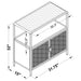 Amherst Accent Cabinet - U&U Home Budget Furniture (Carteret, NJ)
