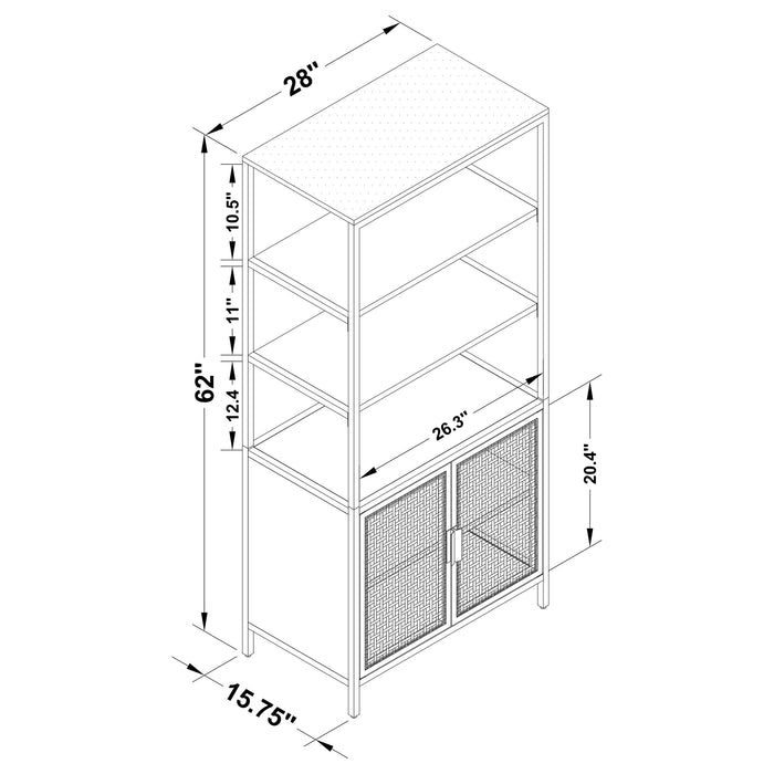 Amherst Accent Cabinet - U&U Home Budget Furniture (Carteret, NJ)