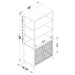 Amherst Accent Cabinet - U&U Home Budget Furniture (Carteret, NJ)