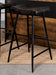 Bayu Leather Upholstered Saddle Seat Backless Bar Stool (Set of 2) - U&U Home Budget Furniture (Carteret, NJ)