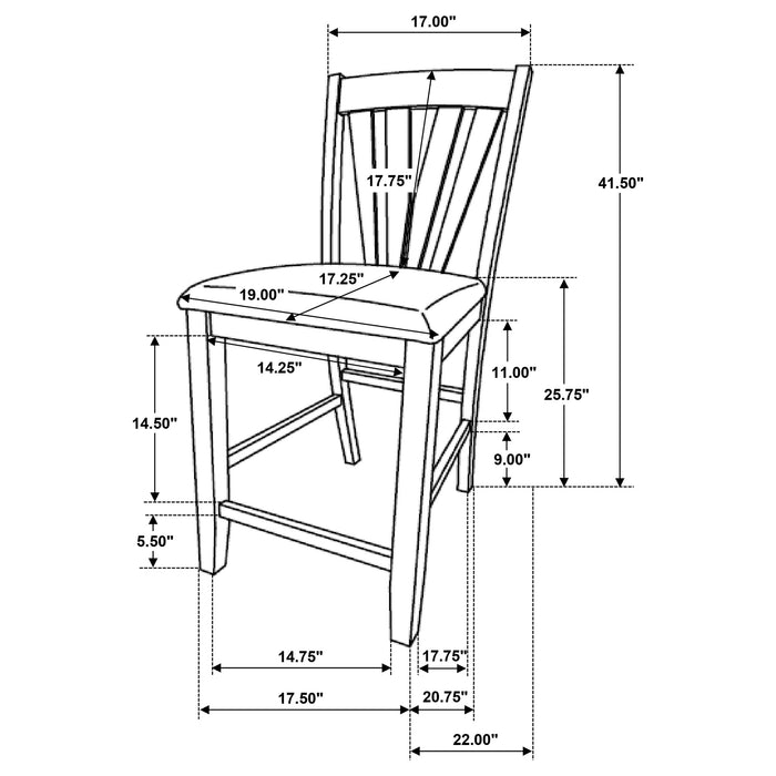 Canfield Counter Stool - U&U Home Budget Furniture (Carteret, NJ)