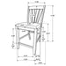 Canfield Counter Stool - U&U Home Budget Furniture (Carteret, NJ)