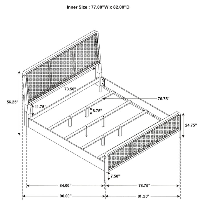 Arini 4 Pc Bedroom Set - U&U Home Budget Furniture (Carteret, NJ)