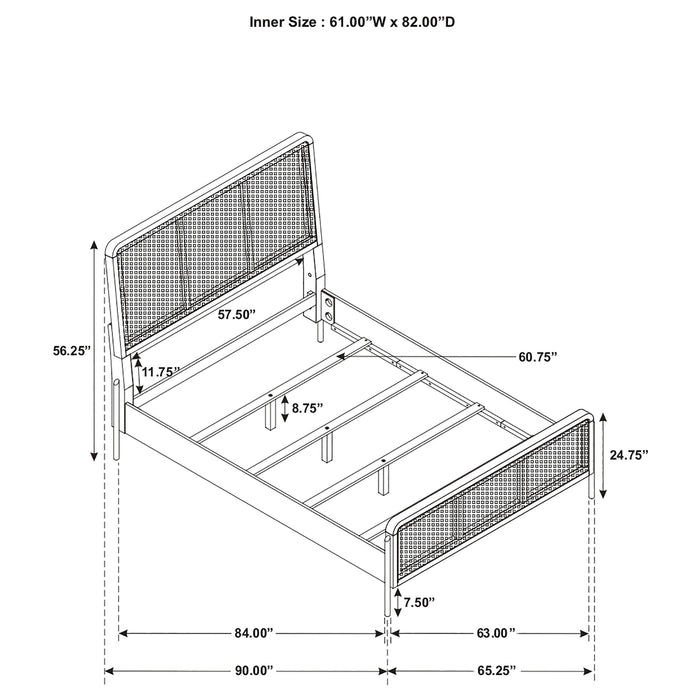 Arini 4 Pc Bedroom Set - U&U Home Budget Furniture (Carteret, NJ)