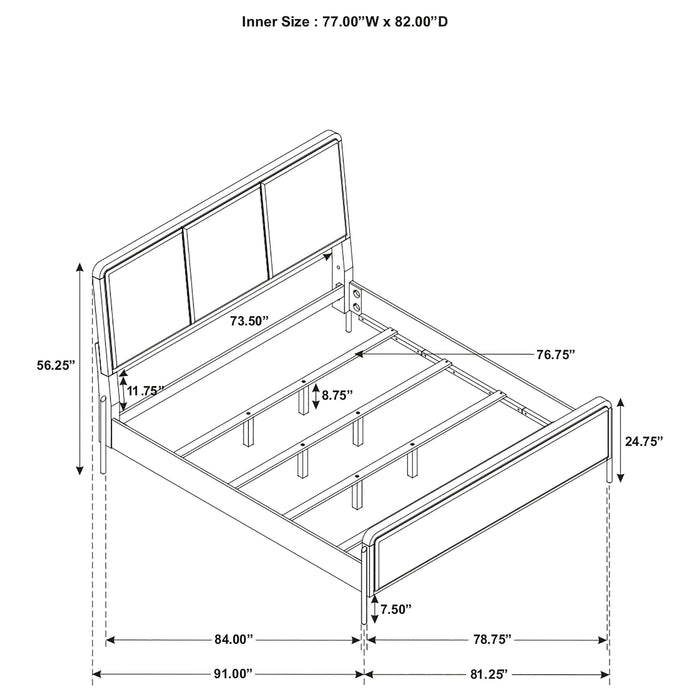 Arini 4 Pc Bedroom Set - U&U Home Budget Furniture (Carteret, NJ)