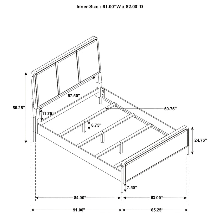Arini 4 Pc Bedroom Set - U&U Home Budget Furniture (Carteret, NJ)