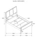 Arini 4 Pc Bedroom Set - U&U Home Budget Furniture (Carteret, NJ)