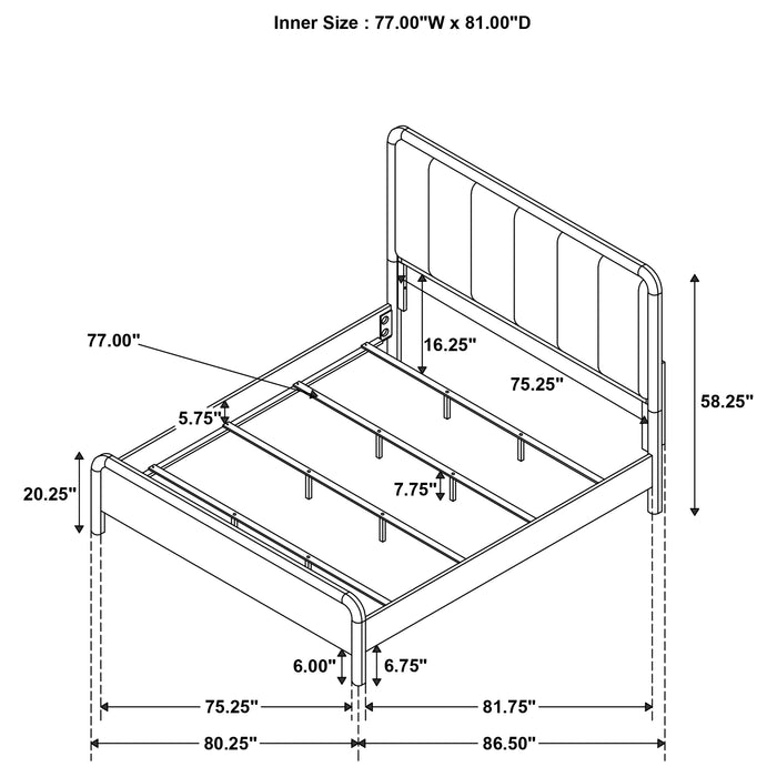 Amsbury 5 Pc Bedroom Set - U&U Home Budget Furniture (Carteret, NJ)