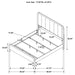 Amsbury 5 Pc Bedroom Set - U&U Home Budget Furniture (Carteret, NJ)