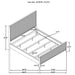 Brookmead 4 Pc Bedroom Set - U&U Home Budget Furniture (Carteret, NJ)