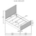 Brookmead 4 Pc Bedroom Set - U&U Home Budget Furniture (Carteret, NJ)