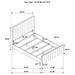 Brookmead 4 Pc Bedroom Set - U&U Home Budget Furniture (Carteret, NJ)