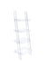 Amaturo 4-shelf Ladder Bookcase Clear - U&U Home Budget Furniture (Carteret, NJ)