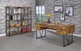 Analiese 4-shelf Open Bookcase Antique Nutmeg - U&U Home Budget Furniture (Carteret, NJ)