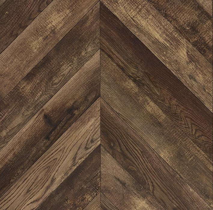 Millbrook 2-door Bookcase Rustic Oak Herringbone and Gunmetal - U&U Home Budget Furniture (Carteret, NJ)