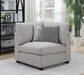 Cambria Corner Grey - U&U Home Budget Furniture (Carteret, NJ)