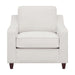 Christine Upholstered Cushion Back Chair Beige - U&U Home Budget Furniture (Carteret, NJ)