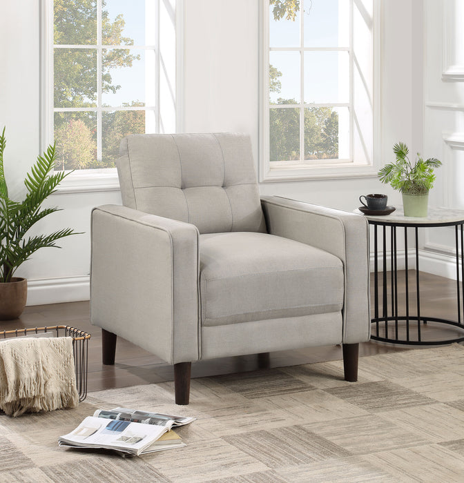 Bowen Upholstered Track Arms Tufted Chair - U&U Home Budget Furniture (Carteret, NJ)