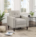 Bowen Upholstered Track Arms Tufted Chair - U&U Home Budget Furniture (Carteret, NJ)
