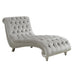 Lydia Tufted Cushion Chaise with Nailhead Trim Grey - U&U Home Budget Furniture (Carteret, NJ)