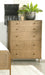 Arini 5-drawer Chest Sand Wash - U&U Home Budget Furniture (Carteret, NJ)