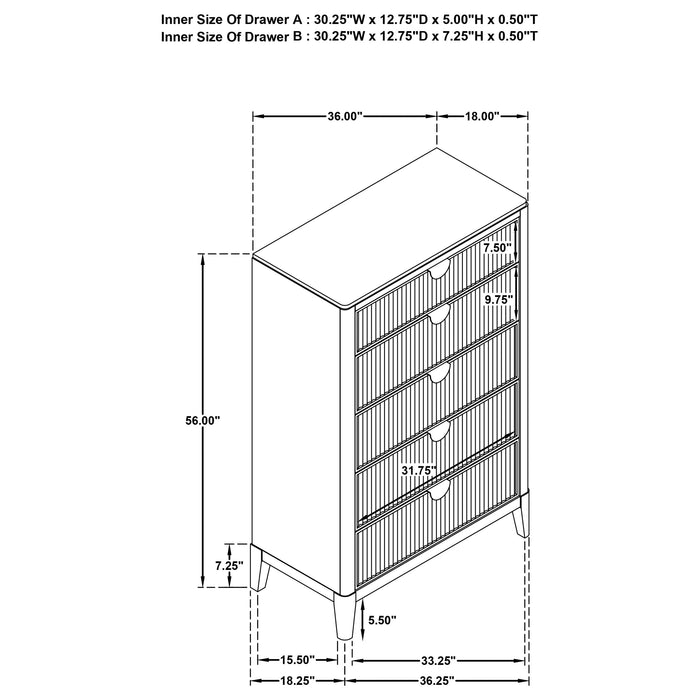 Brookmead Chest - U&U Home Budget Furniture (Carteret, NJ)