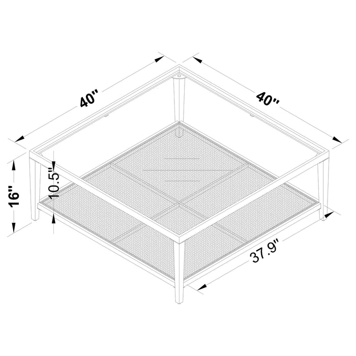 Amherst Coffee Table - U&U Home Budget Furniture (Carteret, NJ)