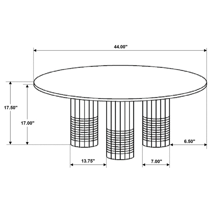 Astoria Coffee Table - U&U Home Budget Furniture (Carteret, NJ)