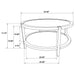 Camillo Coffee Table - U&U Home Budget Furniture (Carteret, NJ)