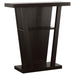 Evanna 2-shelf Console Table Cappuccino - U&U Home Budget Furniture (Carteret, NJ)
