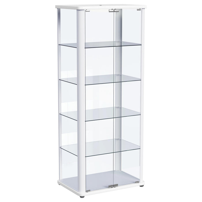 Aero Curio Cabinet - U&U Home Budget Furniture (Carteret, NJ)