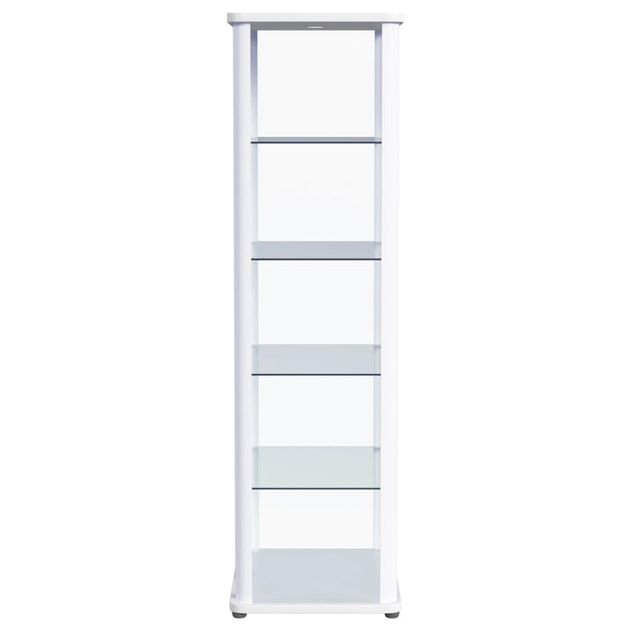 Aero Curio Cabinet - U&U Home Budget Furniture (Carteret, NJ)