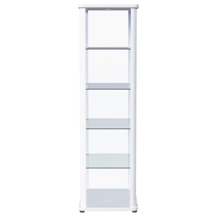 Aero Curio Cabinet - U&U Home Budget Furniture (Carteret, NJ)