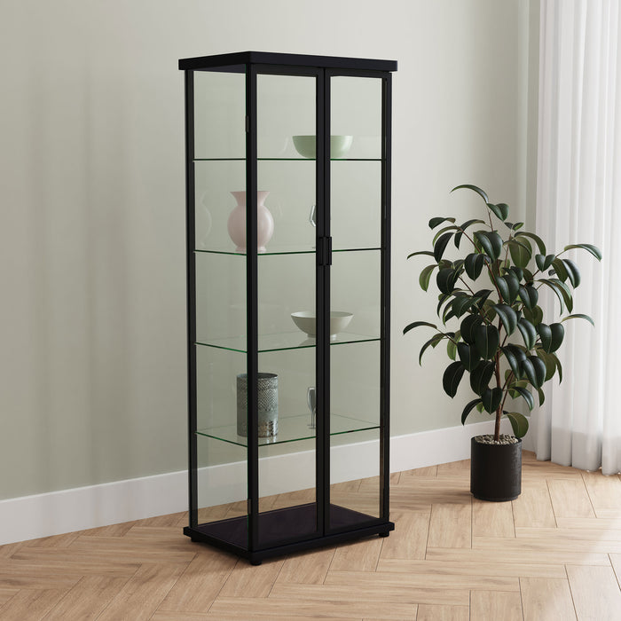 Aero Curio Cabinet - U&U Home Budget Furniture (Carteret, NJ)