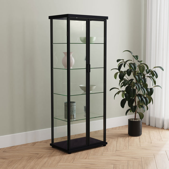 Aero Curio Cabinet - U&U Home Budget Furniture (Carteret, NJ)