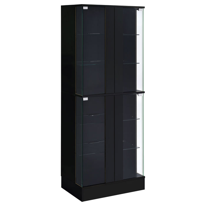 Cabra Curio Cabinet - U&U Home Budget Furniture (Carteret, NJ)