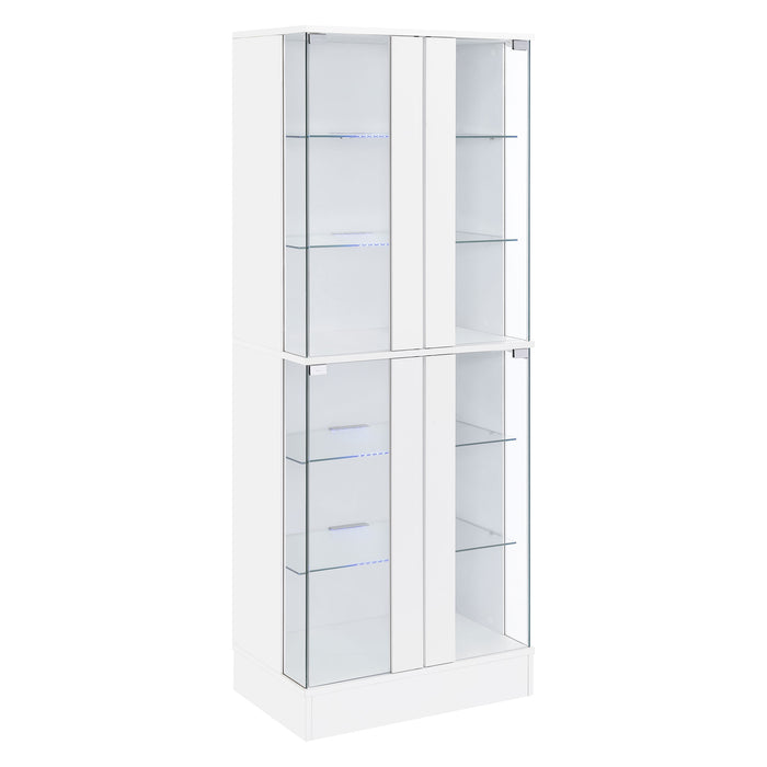 Cabra Curio Cabinet - U&U Home Budget Furniture (Carteret, NJ)