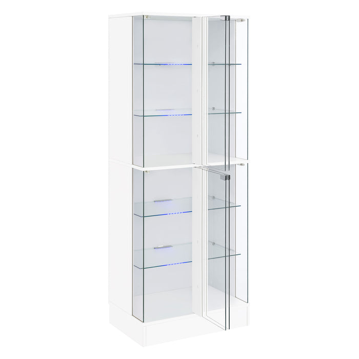 Cabra Curio Cabinet - U&U Home Budget Furniture (Carteret, NJ)