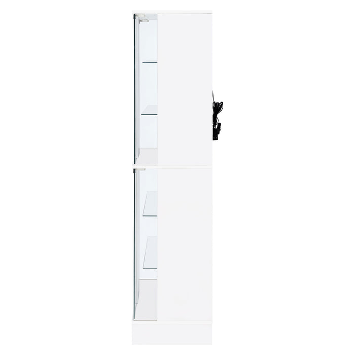 Cabra Curio Cabinet - U&U Home Budget Furniture (Carteret, NJ)
