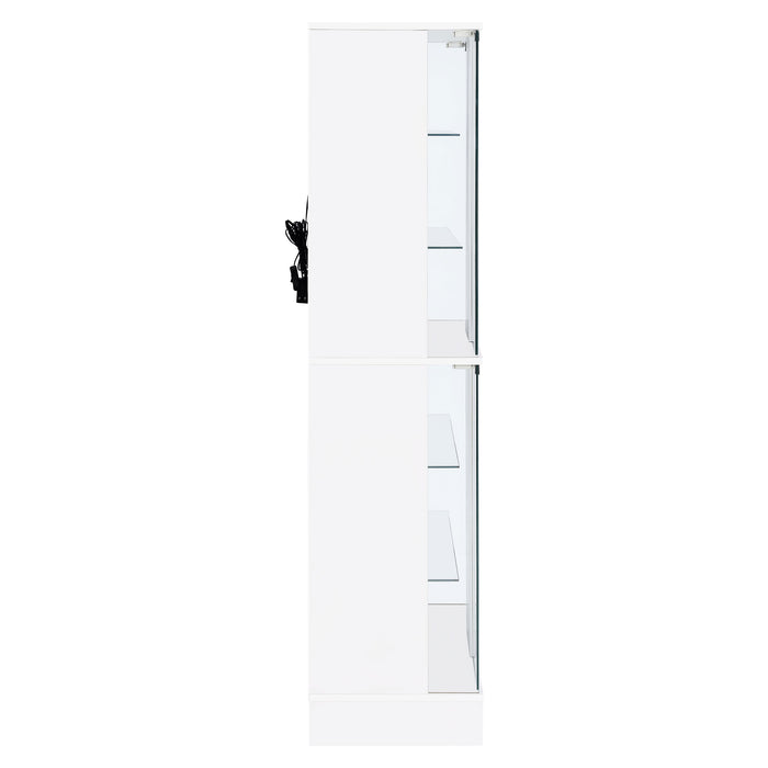 Cabra Curio Cabinet - U&U Home Budget Furniture (Carteret, NJ)