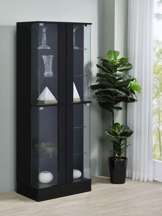 Cabra Curio Cabinet - U&U Home Budget Furniture (Carteret, NJ)